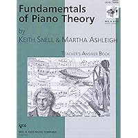 Fundamentals of Piano Theory Teacher's Answer Book: Level Three