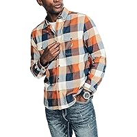 Nautica Men's Sustainably Crafted Plaid Flannel Shirt