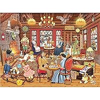 1000 Piece Puzzle for Adults ROSILAND Solomon Olsen Family Reunion 27X20 Jigsaw by KI Puzzles