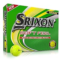 SRIXON GOLF BALL SOFT FEEL 2020 Golf Ball, Vivid Color, Matte Finish, Matte Finish, Yellow