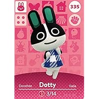 Nintendo Animal Crossing Happy Home Designer Amiibo Card Dotty 335/400 USA Version