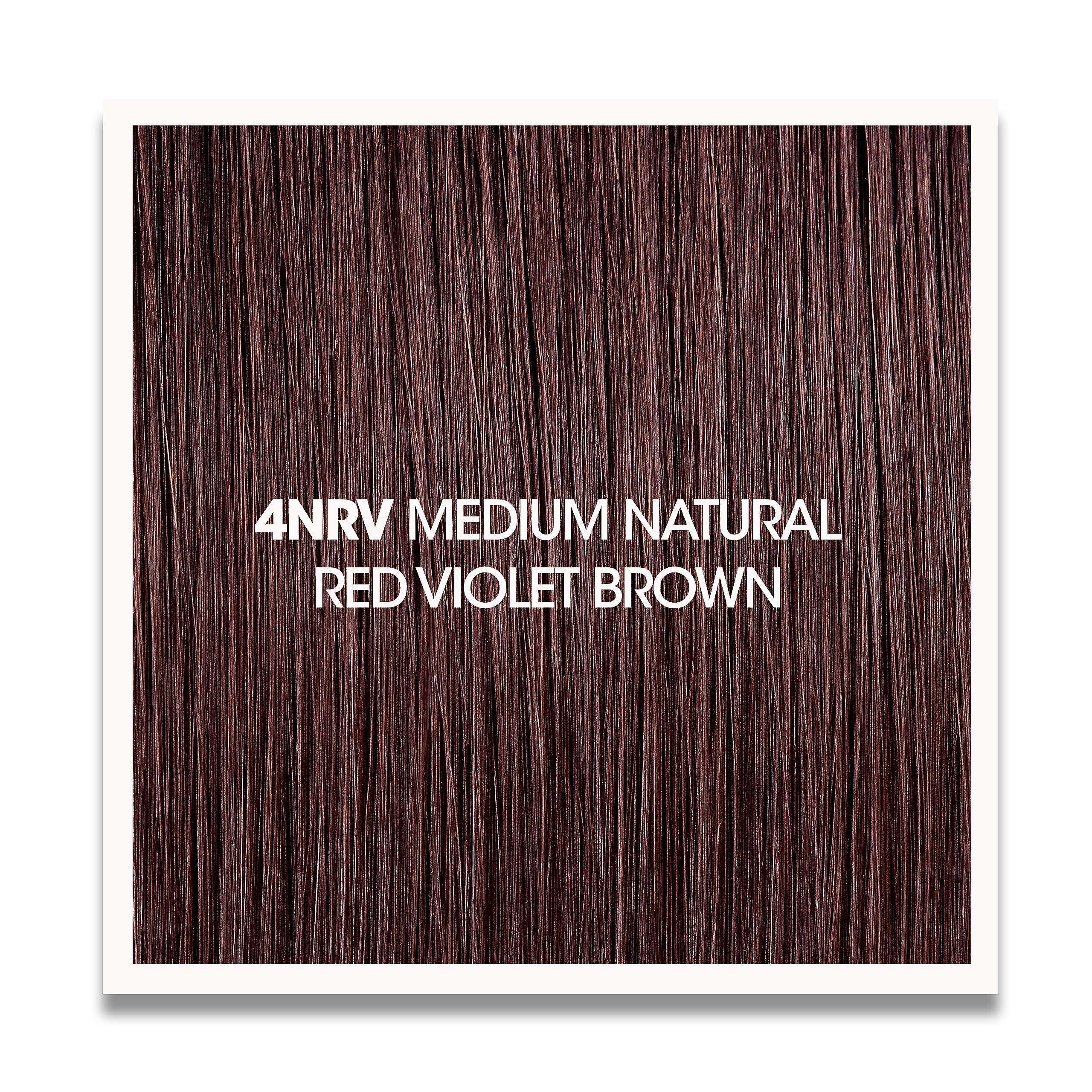 Better Natured 4NRV Medium Natural Red Violet Brown Permanent Hair Color Dye Kit (Color, Developer, Barrier Cream, Gloves, Cleaning Wipe, Shampoo and Conditioner) Color that Lasts up to 8 Weeks