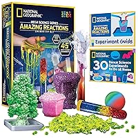 Amazing Chemistry Set - Chemistry Kit with 45 Science Experiments Including Crystal Growing and Reactions , STEM Gift for Kids, Boys & Girls (Amazon Exclusive)