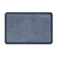 WellnessMats Granite Collection Anti-Fatigue Floor Mat, Cobalt, 36 in. x 24 in. x ¾ in. Polyurethane – Ergonomic Support Pad for Home, Kitchen, Garage, Office Standing Desk – Water Resistant,