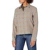 Pendleton Women's Long Sleeve Cropped Wool Shirt