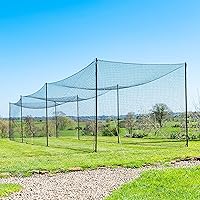 FORTRESS Ultimate Baseball Batting Cage - Range of Lengths [20’, 35’, 55’, 70’] | Complete Batting Cage with Frame - Unleash The Power of Your Swing
