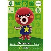 Animal Crossing Happy Home Designer Amiibo Card Octavian 045/100