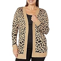 Avenue Women's Plus Size Cardi Ll Print