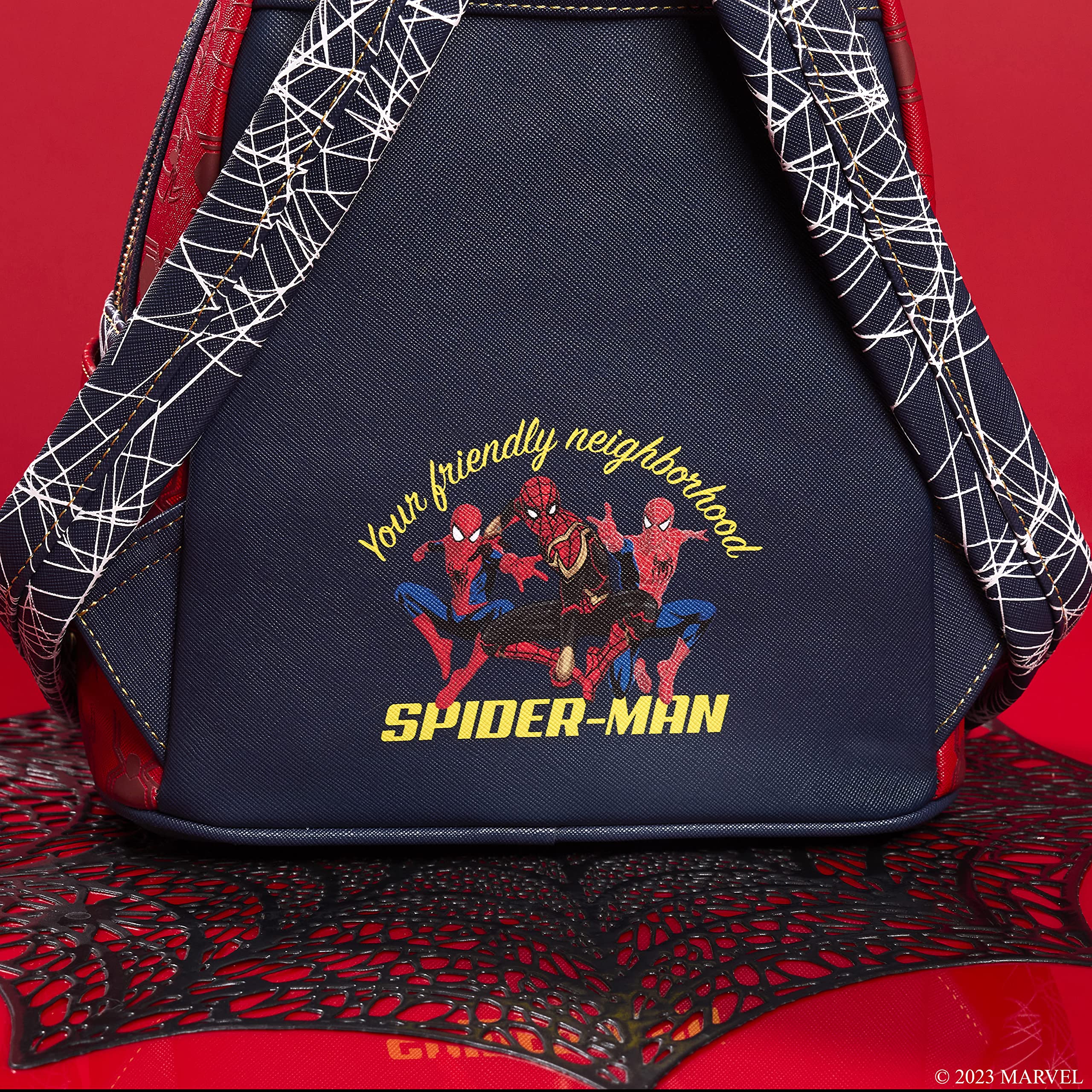 Loungefly Spiderman Backpack: Spiderman No Way Home Portal Mini-Backpack, Amazon Exclusive