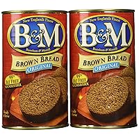 B & M Bread Brown Plain Pack of 2, Net WT 16 0z (1 LB) 453g