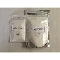 (DPK) HYALURONIC ACID POWDER(5gm) and VITAMIN C POWDER(100gm) PURE. Protects skin from oxidative damages; Improves skin elasticity, Avoid age spots..