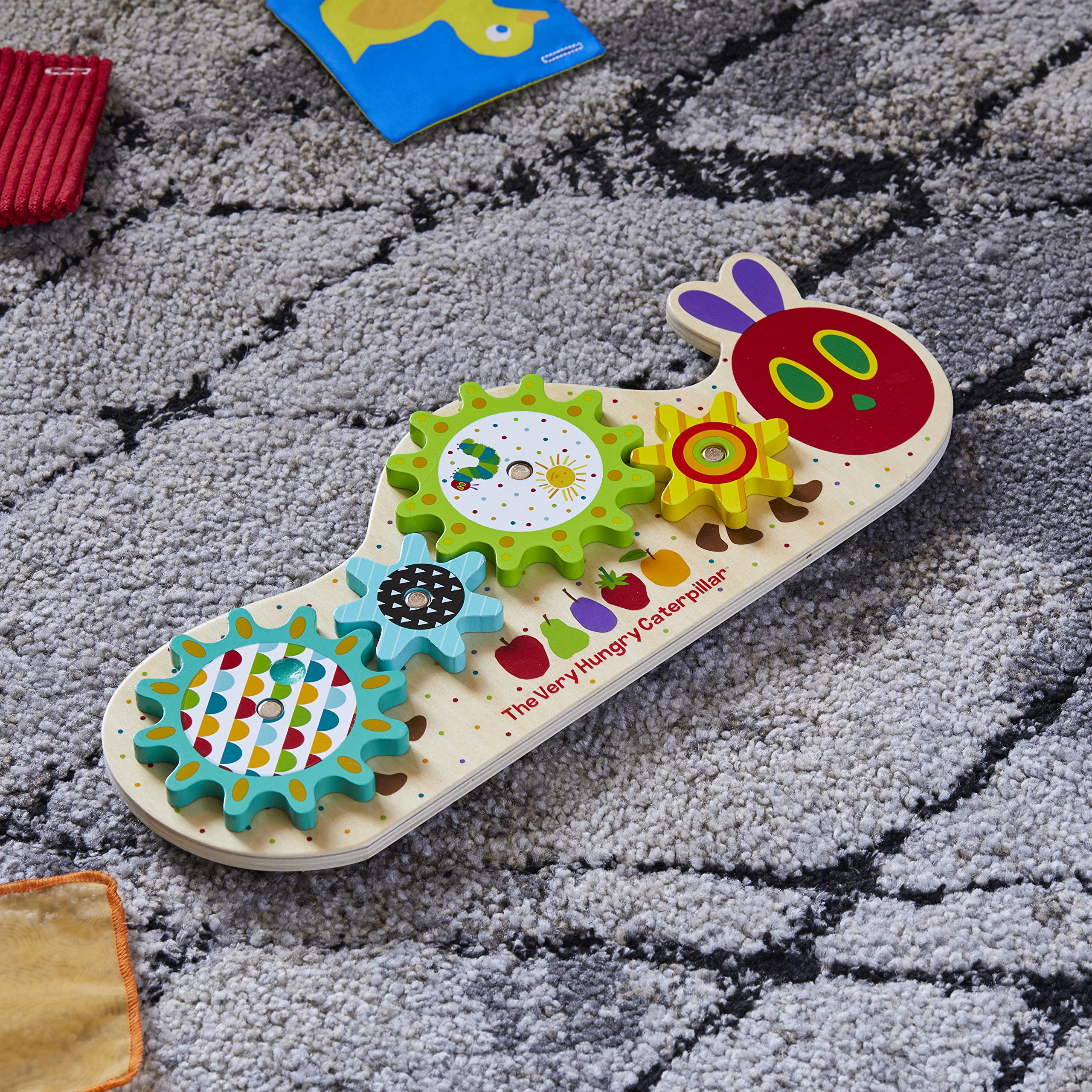 World of Eric Carle Caterpillar Gears Wooden Jigsaw Puzzle for Preschool Kids & Toddlers