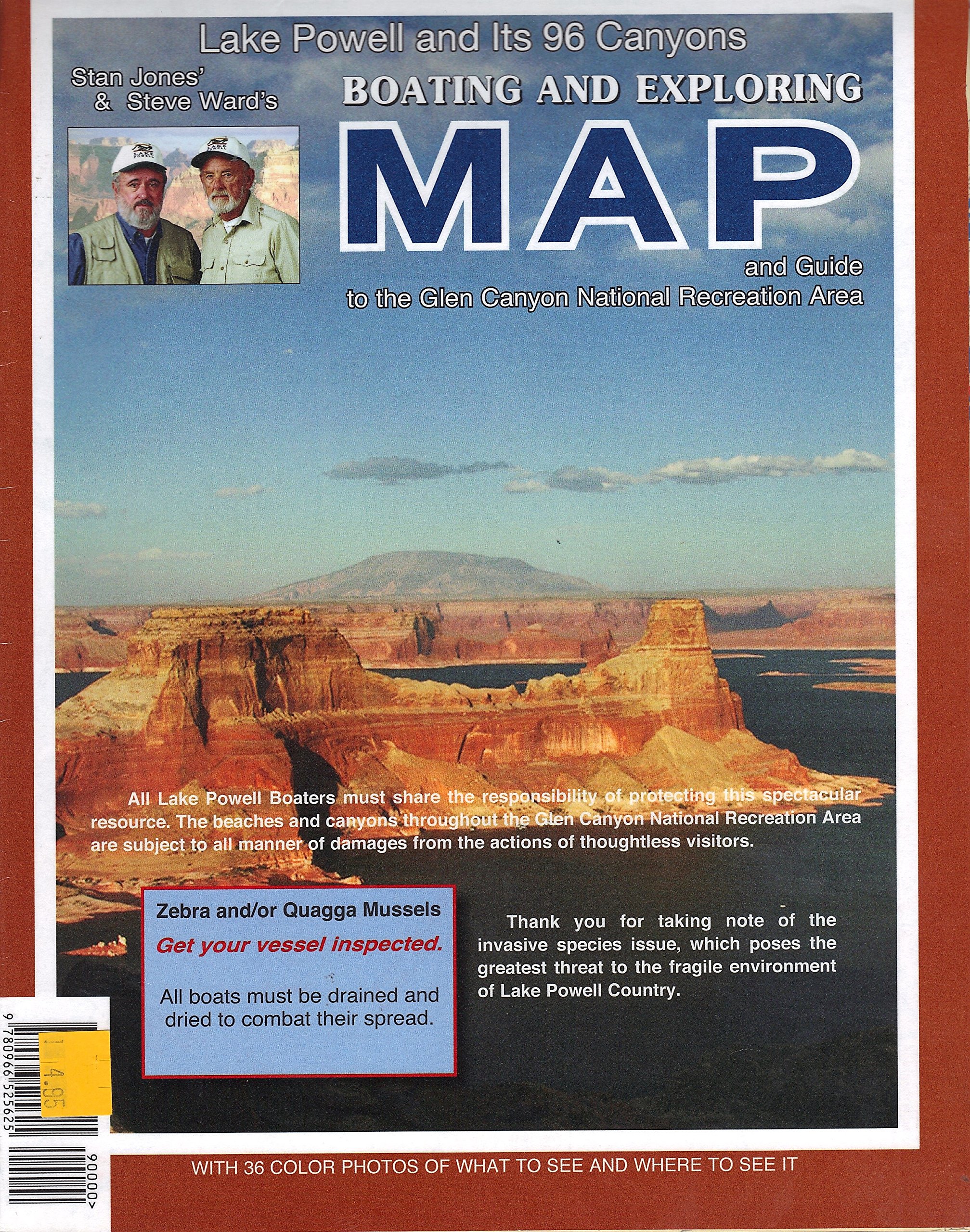 Lake Powell and Its 96 Canyons Boating and Exploring Map and Guide to the Glen Canyon National Recreation Area Paper/Non-Laminated
