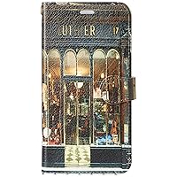 Maron Buey Smartphone Cover for iPhone 11 (Musical Instrument Store) Paris Retro Collection Folio iPhone Case, Musical Instrument Shop
