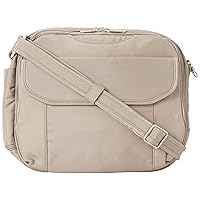 Travelon Anti-Theft Unisex Messenger, Stone, One Size