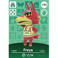 Nintendo Animal Crossing Happy Home Designer Amiibo Card Freya 196/200 USA Version