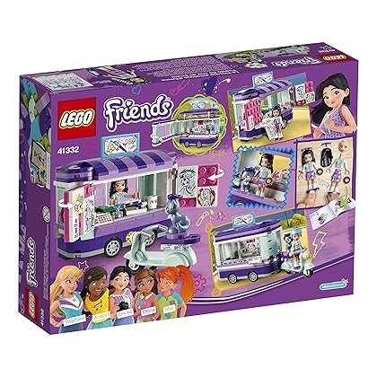 LEGO Friends Emma’s Art Stand 41332 Building Set (210 Pieces)