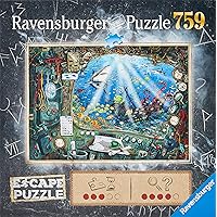Ravensburger Escape Puzzle Submarine 759 Piece Jigsaw Puzzle for Kids and Adults Ages 12 and Up - an Escape Room Experience in Puzzle Form