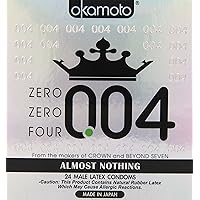 OKAMOTO 004 Condoms, 24 count