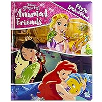 Disney Princess Rapunzel, Mulan, Ariel, and More! - Animal Friends First Look and Find Activity Book - PI Kids