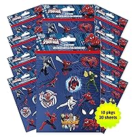 Trends International Stfoldov Spiderman Foldover Sticker 10Count Bundle