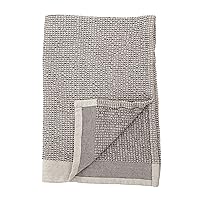 Bloomingville Cotton Waffle Weave Tea Towels (Set of 2), Grey, 2 Count