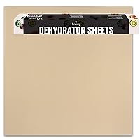 10-Pack Flexible Reusable and Resizable Non Stick Teflon Food Dehydrator Sheets, 14x14-Inches