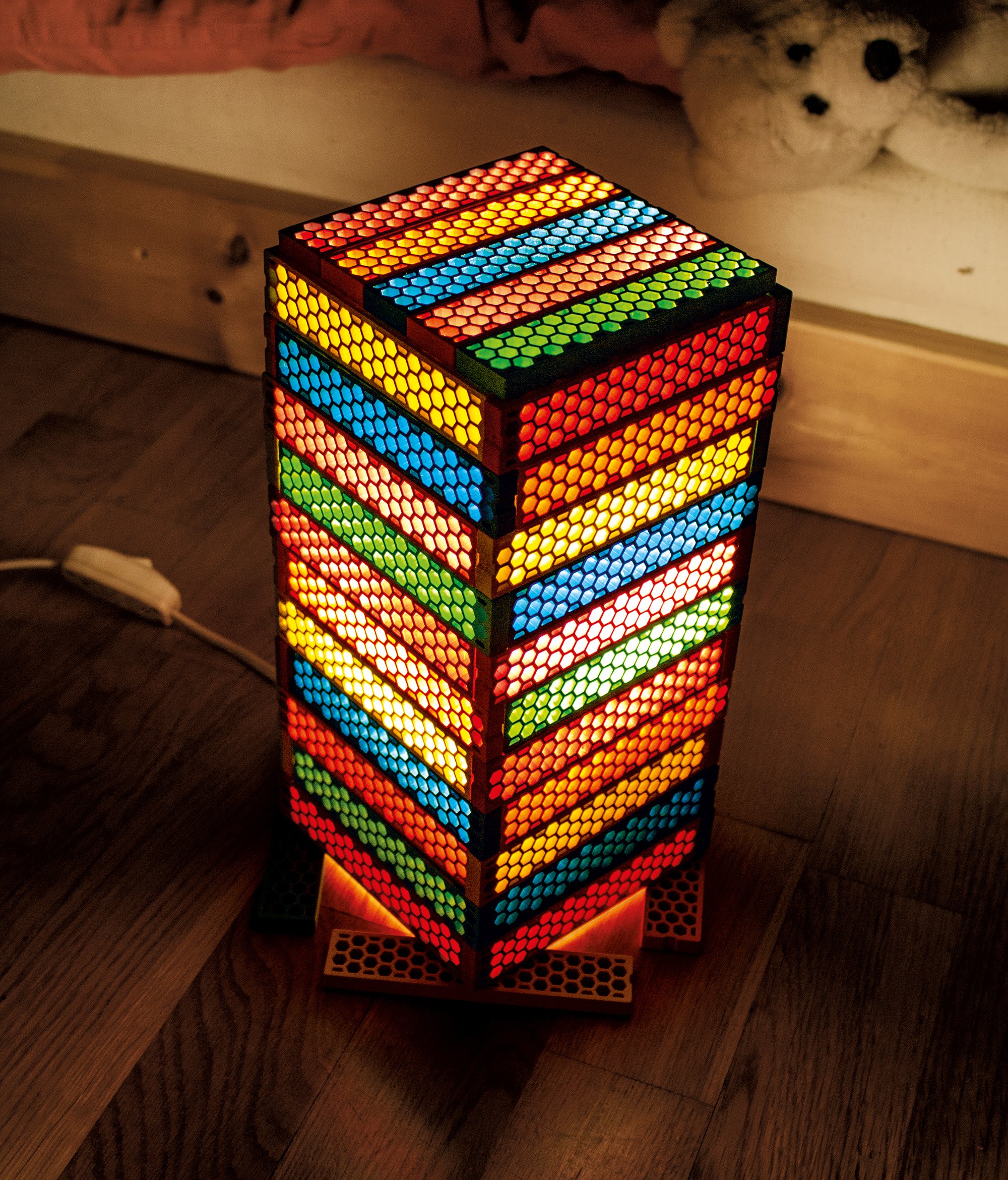 Tegu 120 Piece Perfect Blocks Building Set, Rainbow (Amazon Exclusive)