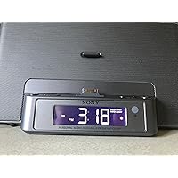 Sony Alarm Clock Speaker Dock for iPod and iPhone - Silver
