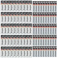COMBO 50x AA + 50x AAA Energizer Max Alkaline E91/E92 Batteries Made in USA Exp. 2023 or later ((Bulk Packaging)