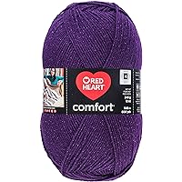 RED HEART Comfort Yarn-Purple Shimmer