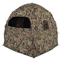 Ameristep Doghouse Ground Blind, Two Man Hunting Blind in Realtree Edge Camo