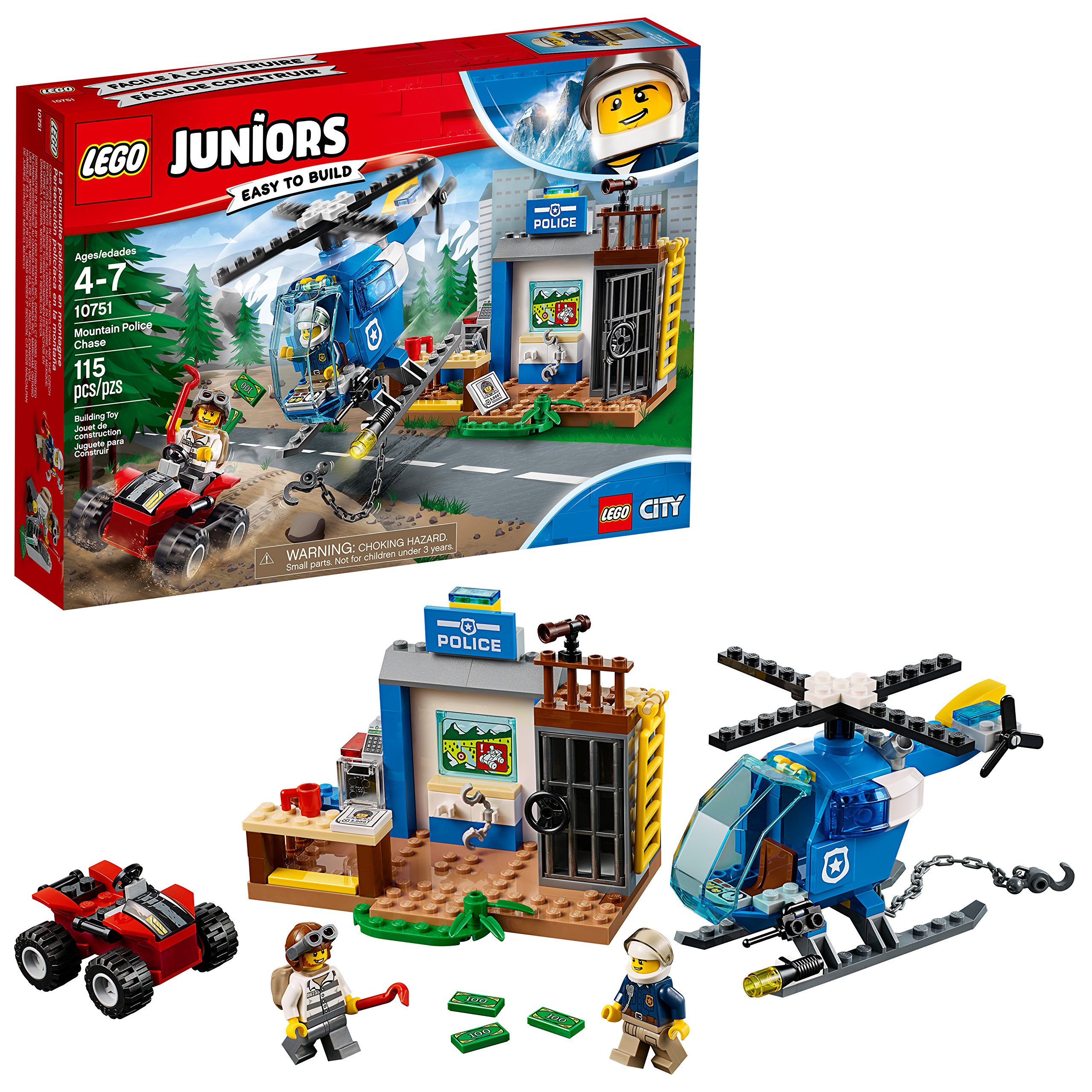 LEGO Juniors/4+ Mountain Police Chase 10751 Building Kit (115 Piece) (Discontinued by Manufacturer)