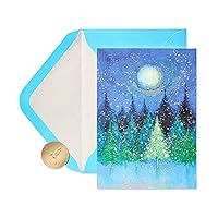 Papyrus Boxed Christmas Cards with Envelopes, Peace of the Season, Holiday Tree (14-Count)