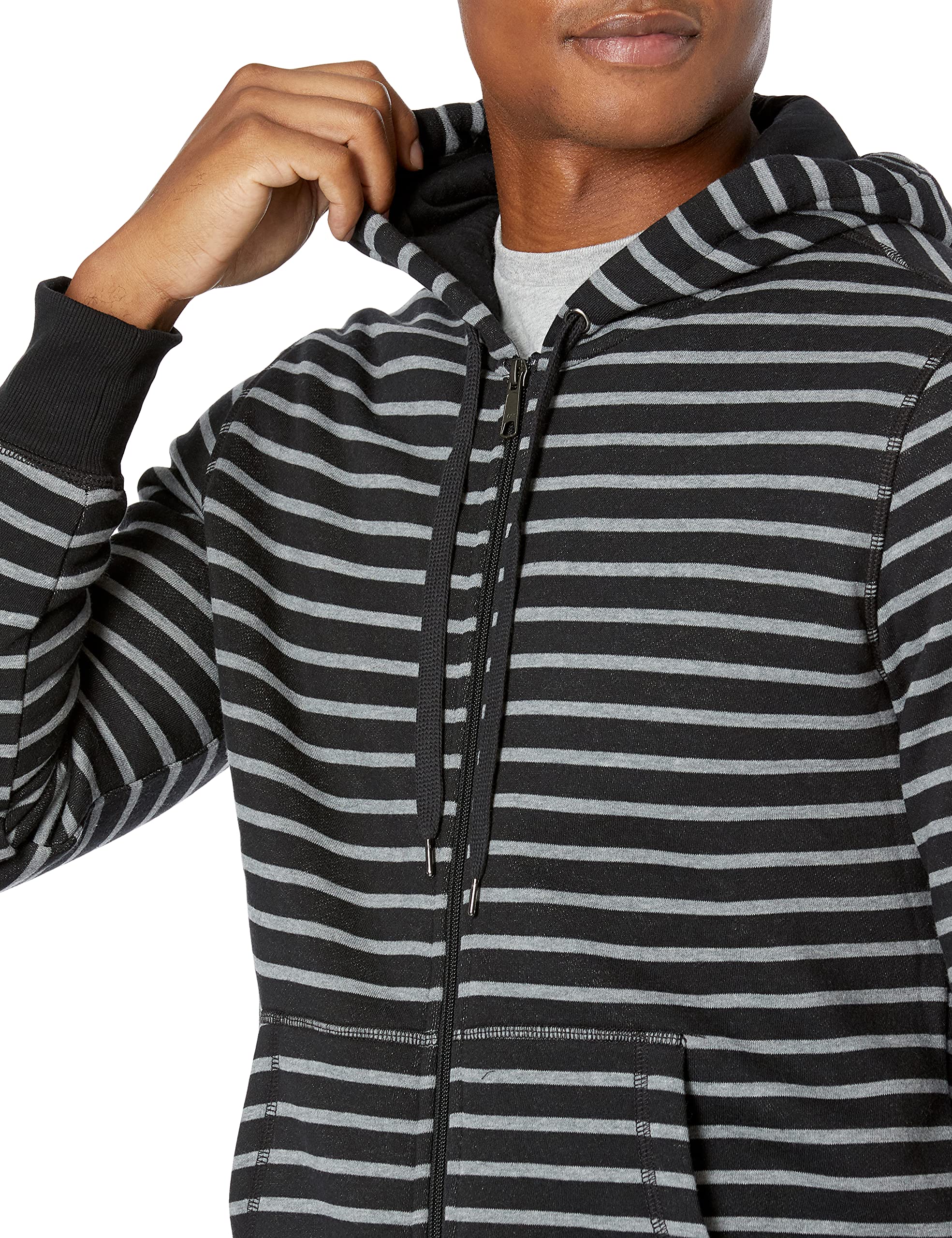 Amazon Essentials Men's Full-Zip Hooded Fleece Sweatshirt (Available in Big & Tall)