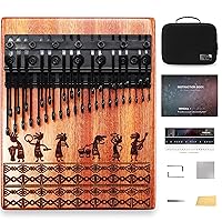 Seeds Kalimba 41 Key Chromatic Thumb Piano Pisces C-Set, Double Layer Flat  Board Black Walnut Musical Instrument Gift Idea for Kids Adults Beginners  and Professionals : : Musical Instruments