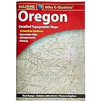 Garmin Delorme Atlas & Gazetteer Paper Maps- Oregon Atlas & Gazetteer (010-12657-00)