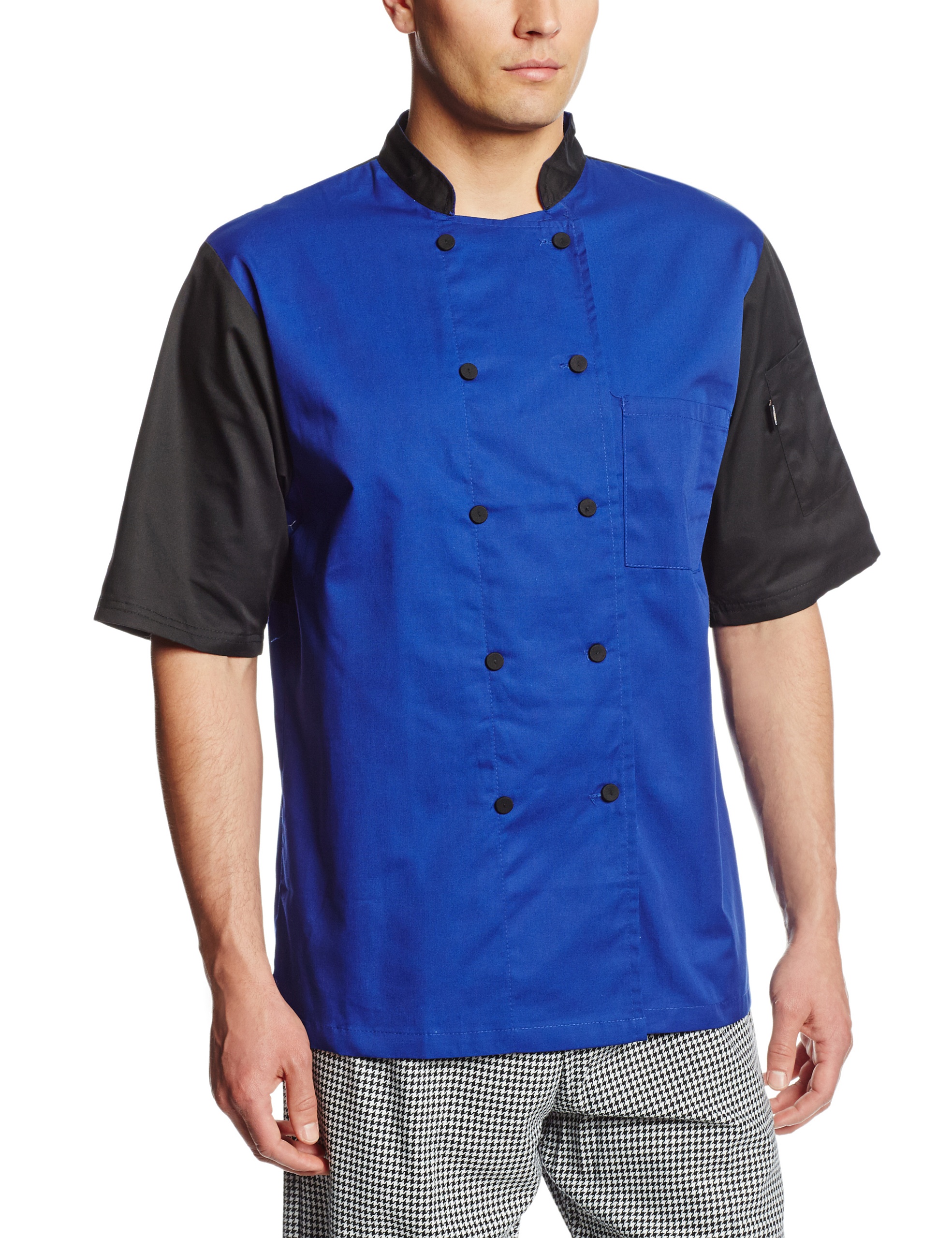 Dickies Men's Color Block Cool Breeze Chef Coat