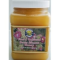 CROCKETT HONEY Desert Blossom Raw Crystalized Honey, 48 OZ