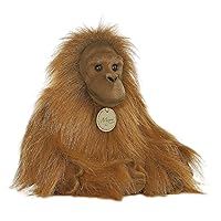 Aurora® Adorable Miyoni® Orangutang Stuffed Animal - Lifelike Detail - Cherished Companionship - Brown 11 Inches