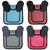 DOWN UNDER OUTDOORS 4 Pack Premium Chicken Saddle with Adjustable Straps to Suit Medium and Large Hens, Poultry Saver, Protector, Apron, Supplies, Care Products (Mixed Colors)