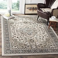 SAFAVIEH Lyndhurst Collection Area Rug - 6' x 9', Cream & Beige, Traditional Oriental Design, Non-Shedding & Easy Care, Ideal for High Traffic Areas in Living Room, Bedroom (LNH338B)
