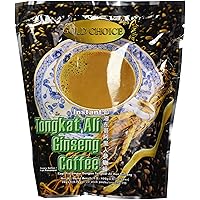 Gold Choice Instant Tongkat Ali Ginseng Coffee, 0.7 Ounce (Pack of 20) (SYNCHKG034964)