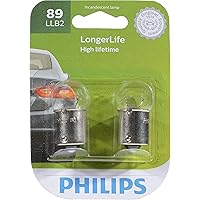 Philips 89LLB2 89 LongerLife Miniature Bulb, 2 Pack