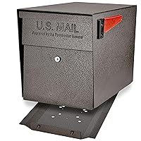 Mail Boss 7108 Security, Bronze Curbside Locking Mailbox,Medium