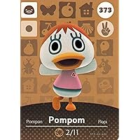 Nintendo Animal Crossing Happy Home Designer Amiibo Card Pompom 373/400 USA Version