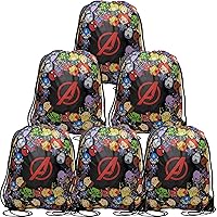 Avengers Party Favor Backpacks Birthday Bags Super Hero Party // 6-Pack, 12x14 inches
