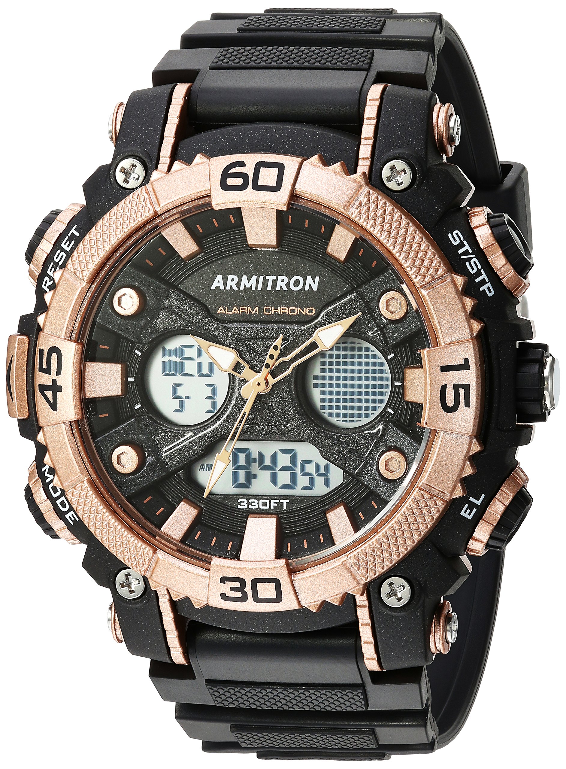 Armitron Sport Men's 20/5108 Analog-Digital Chronograph Resin Strap Watch
