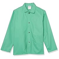 SparkGuard PVC-Free Flame-Resistant Cotton Jacket, 30” Long, Green, Size XL