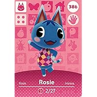 Nintendo Animal Crossing Happy Home Designer Amiibo Card Rosie 386/400 USA Version